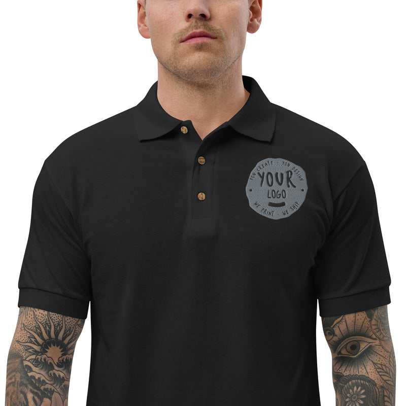 Men's Embroidered Polo Shirt