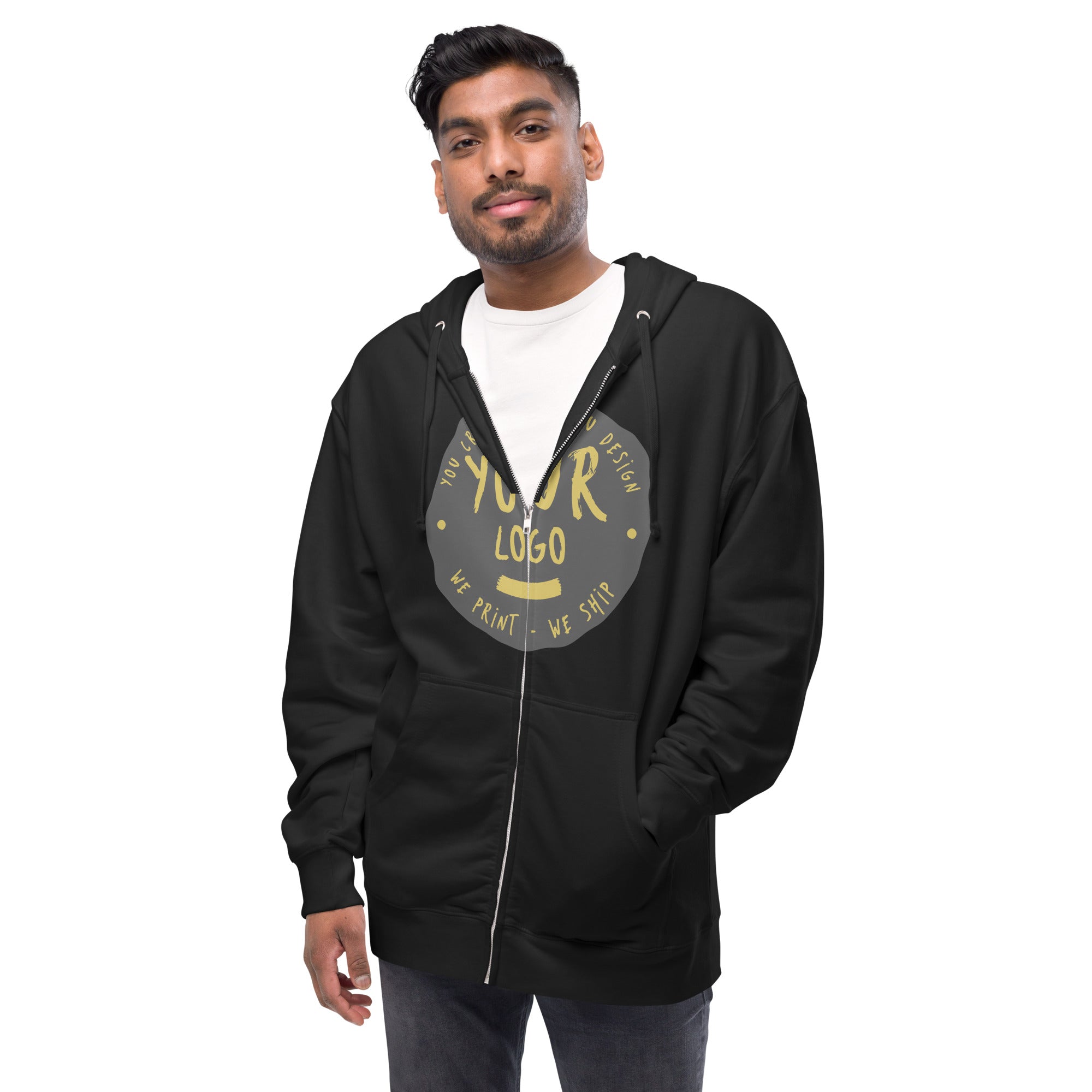 Men's Fleece Zip Hoodie