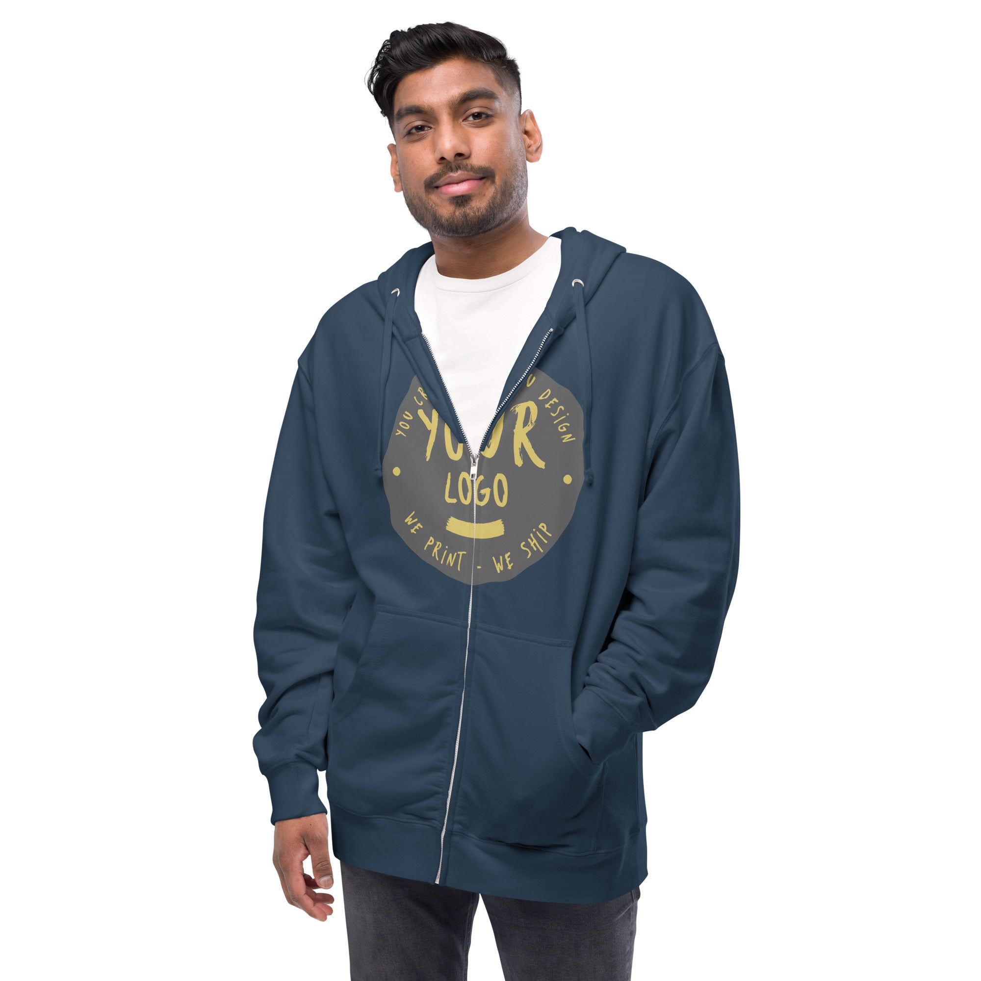 Men's Fleece Zip Hoodie