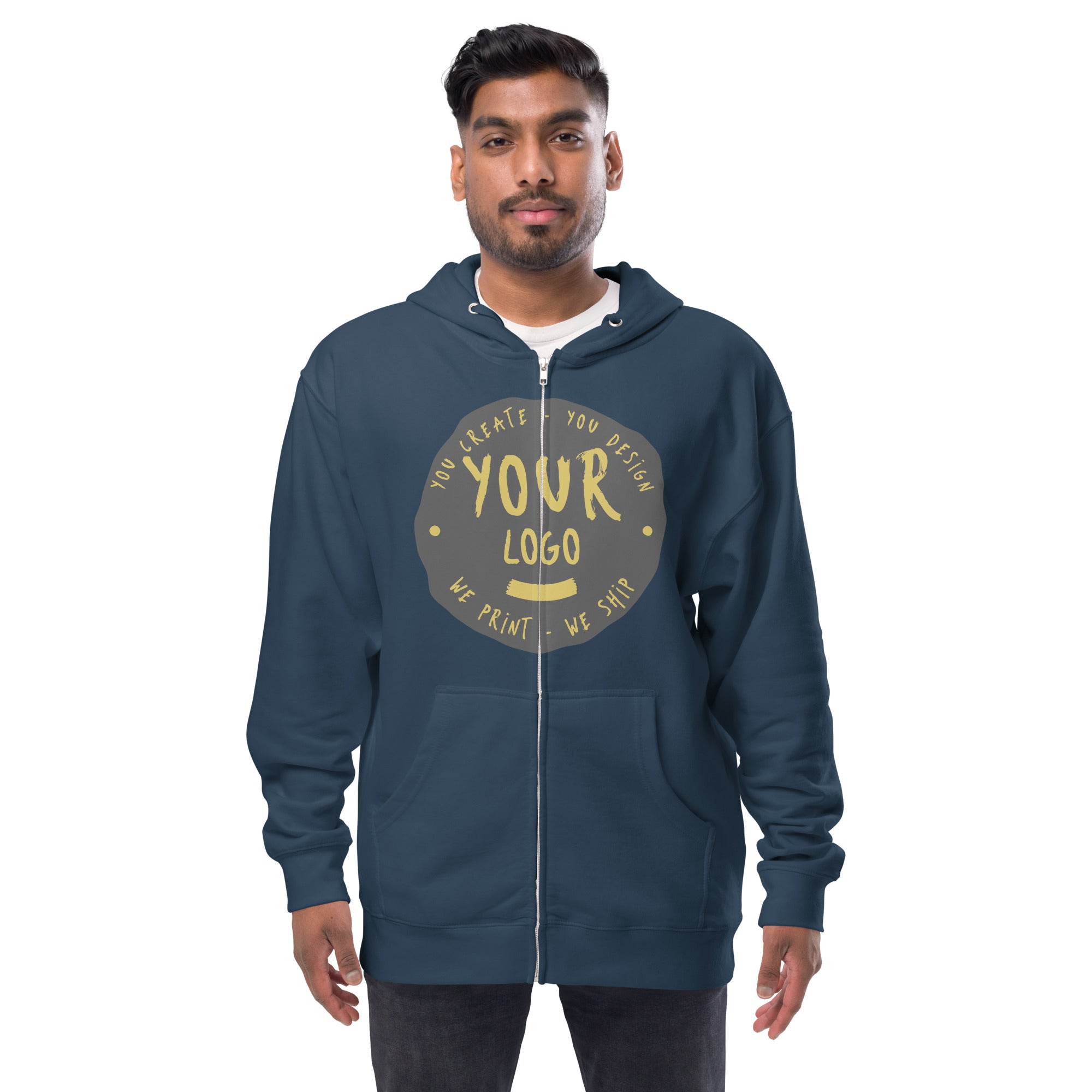 Men's Fleece Zip Hoodie