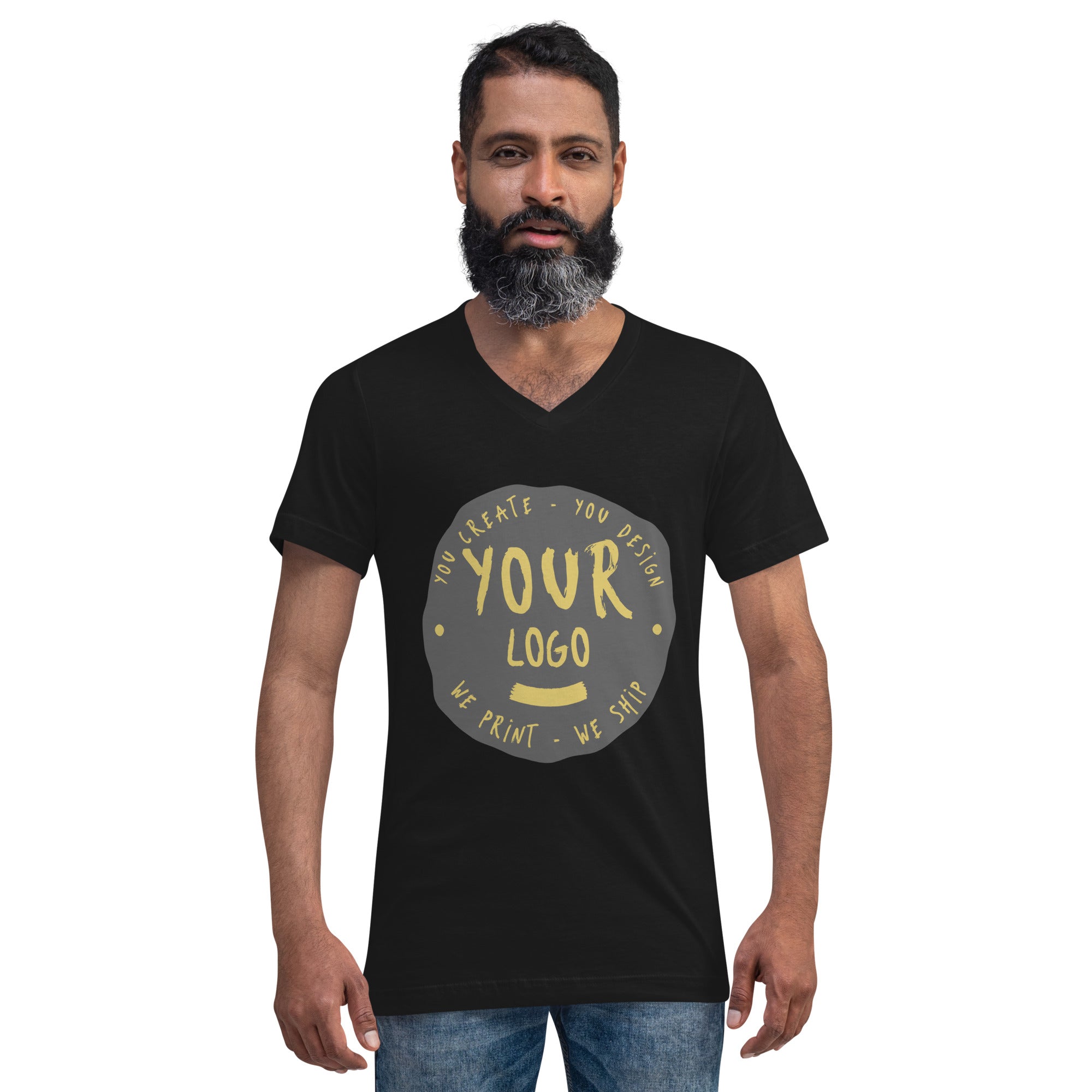 Men's Short Sleeve V-Neck T-Shirt