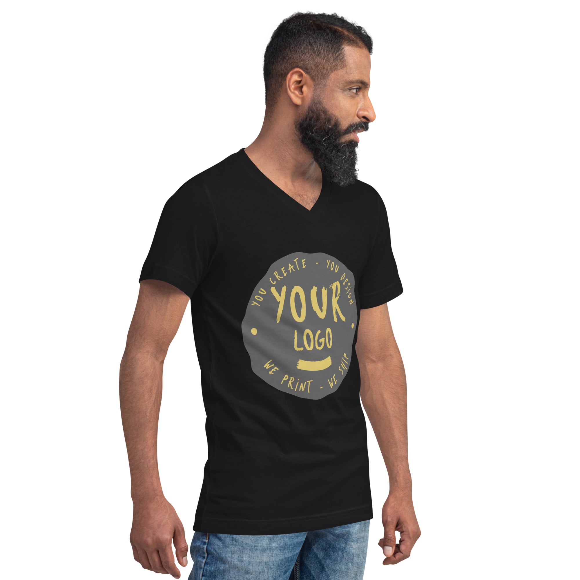 Men's Short Sleeve V-Neck T-Shirt