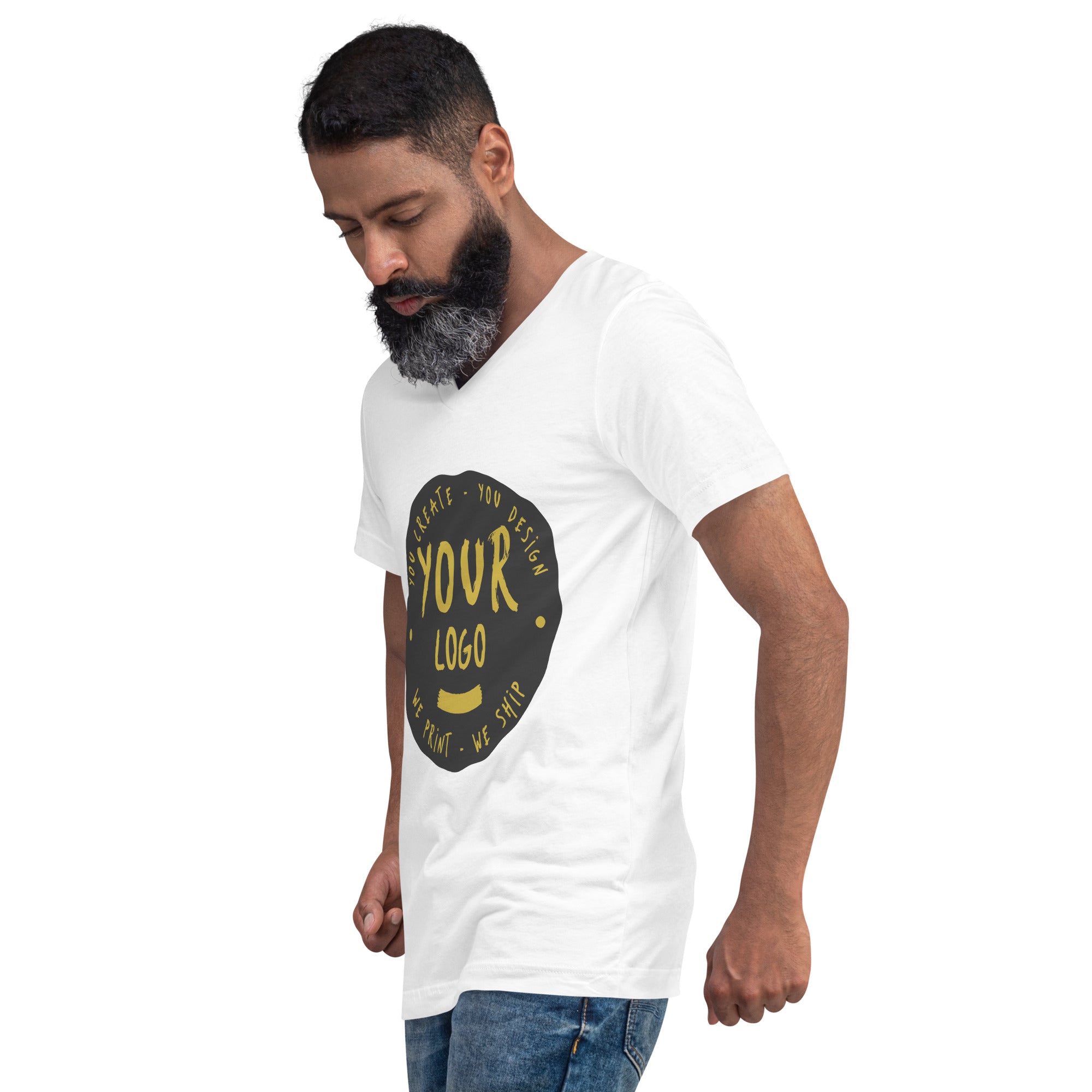Men's Short Sleeve V-Neck T-Shirt