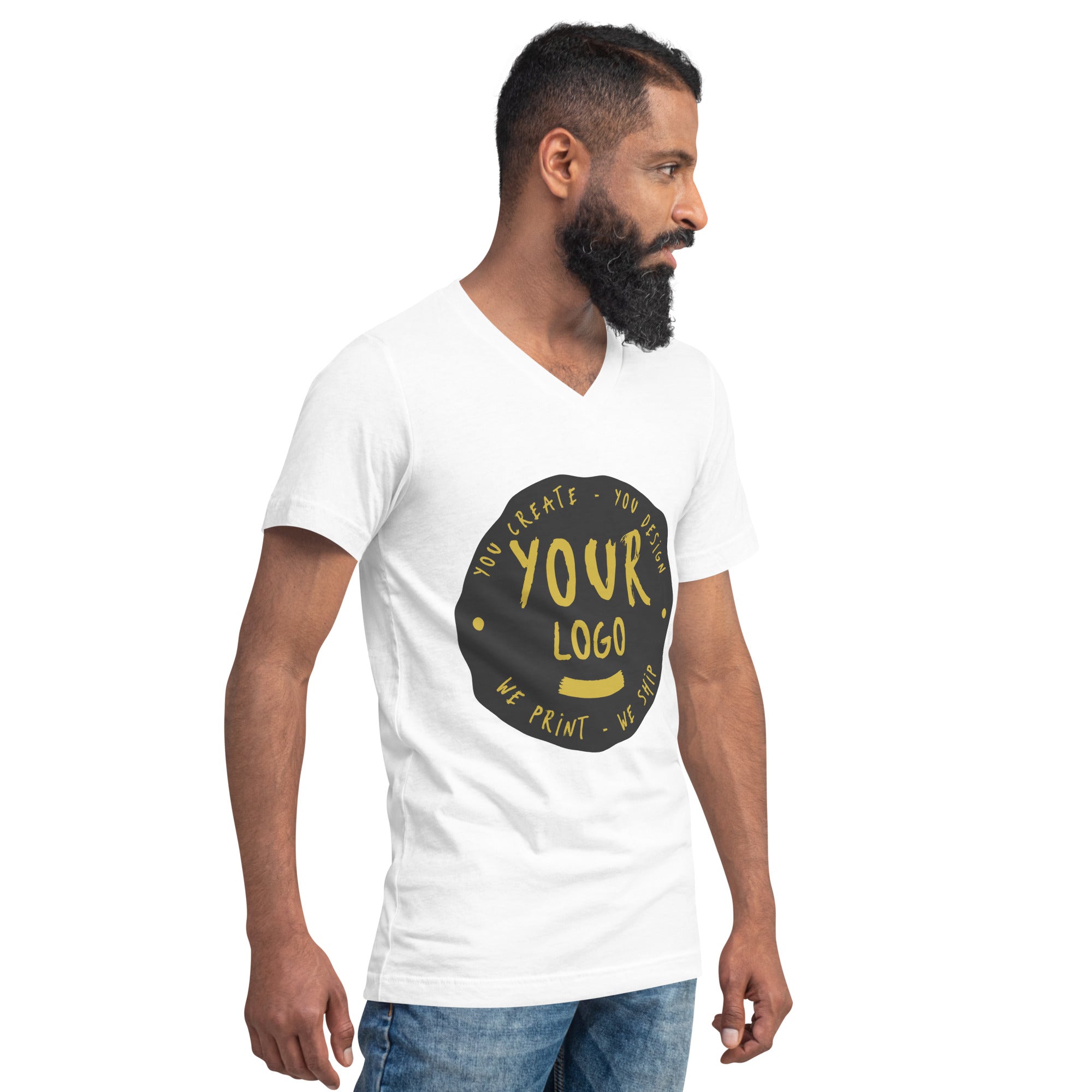 Men's Short Sleeve V-Neck T-Shirt