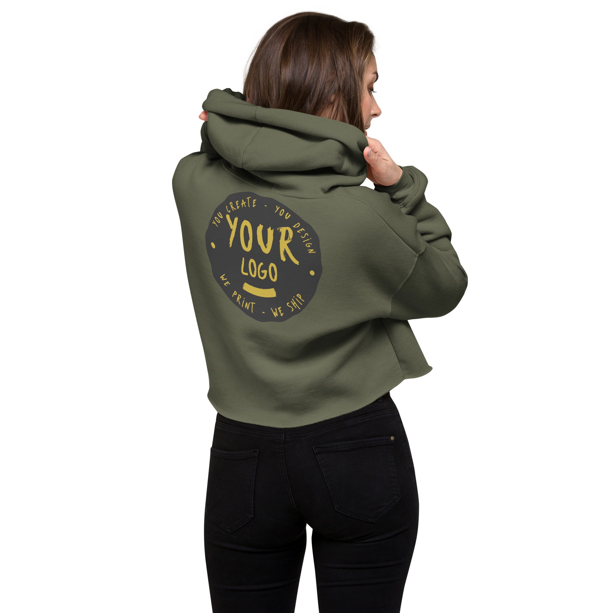 Women's Crop Hoodie