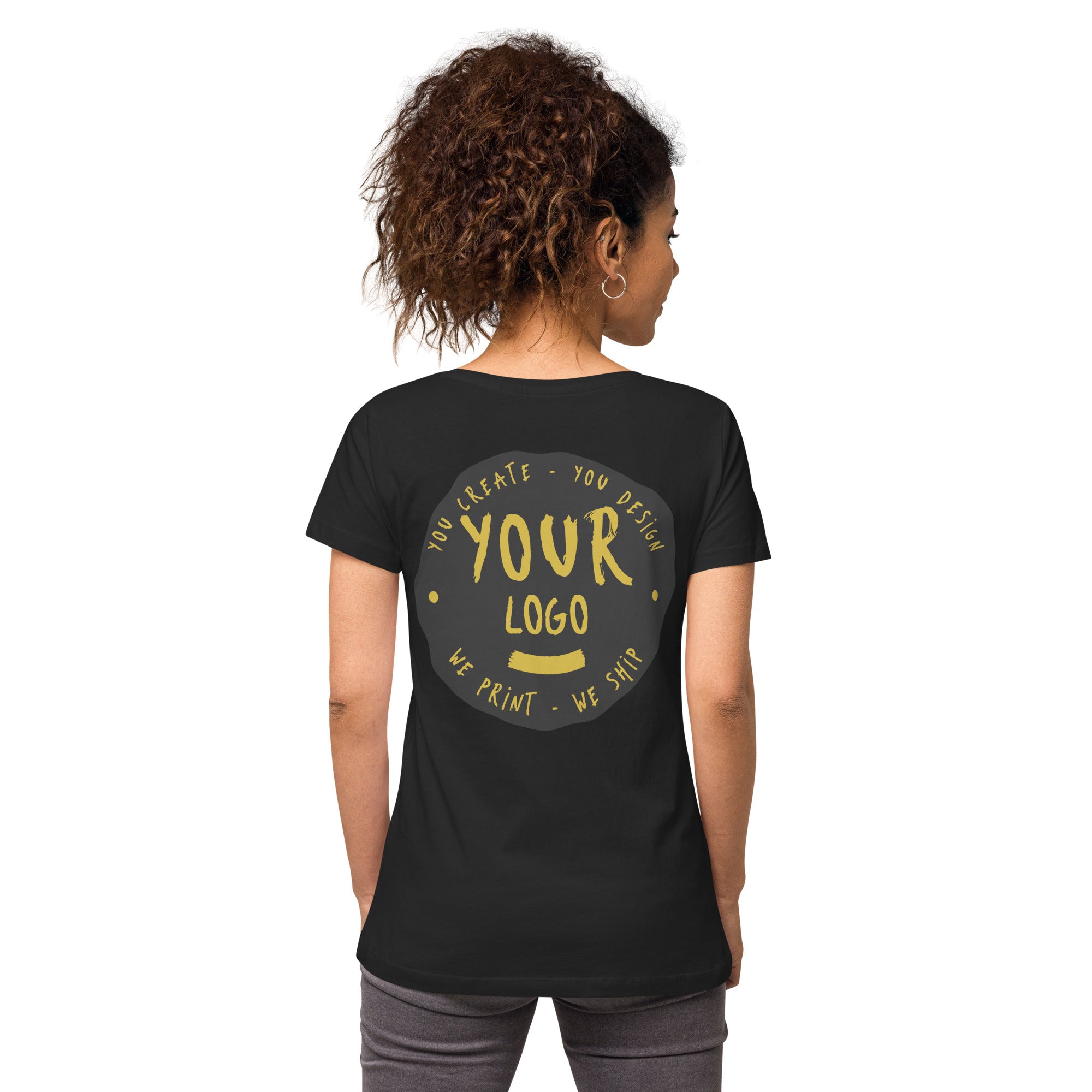 Women’s Fitted V-Neck T-Shirt