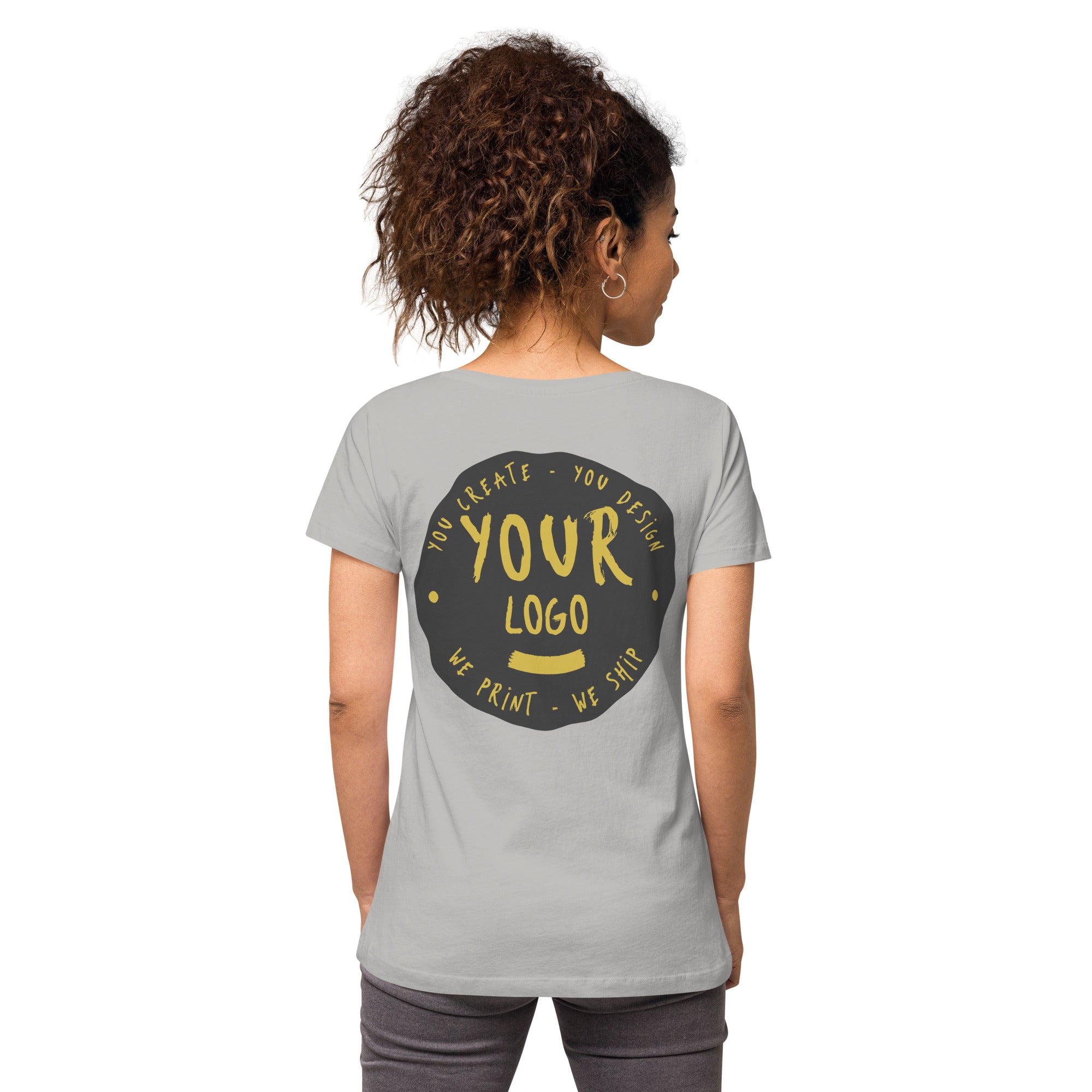 Women’s Fitted V-Neck T-Shirt