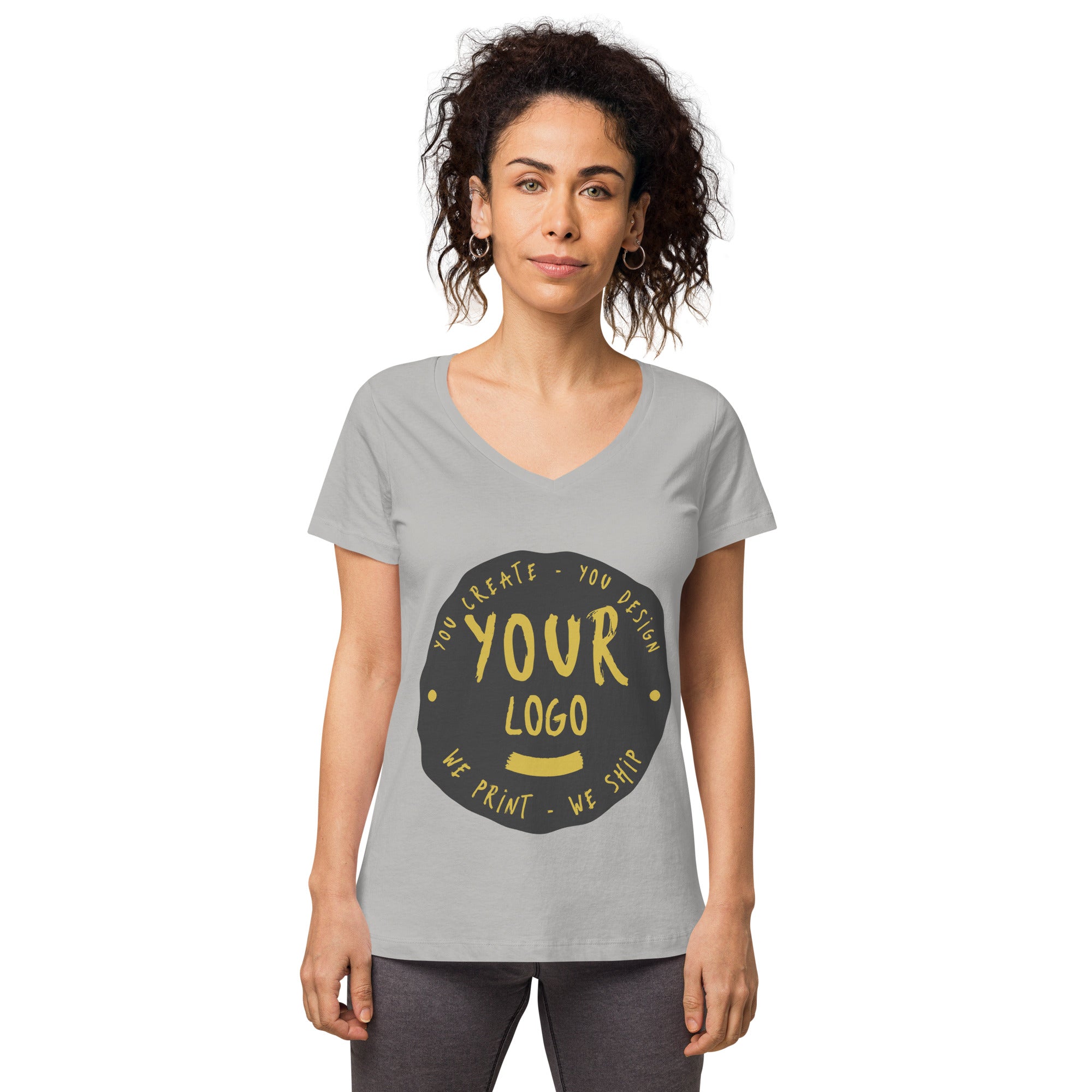 Women’s Fitted V-Neck T-Shirt