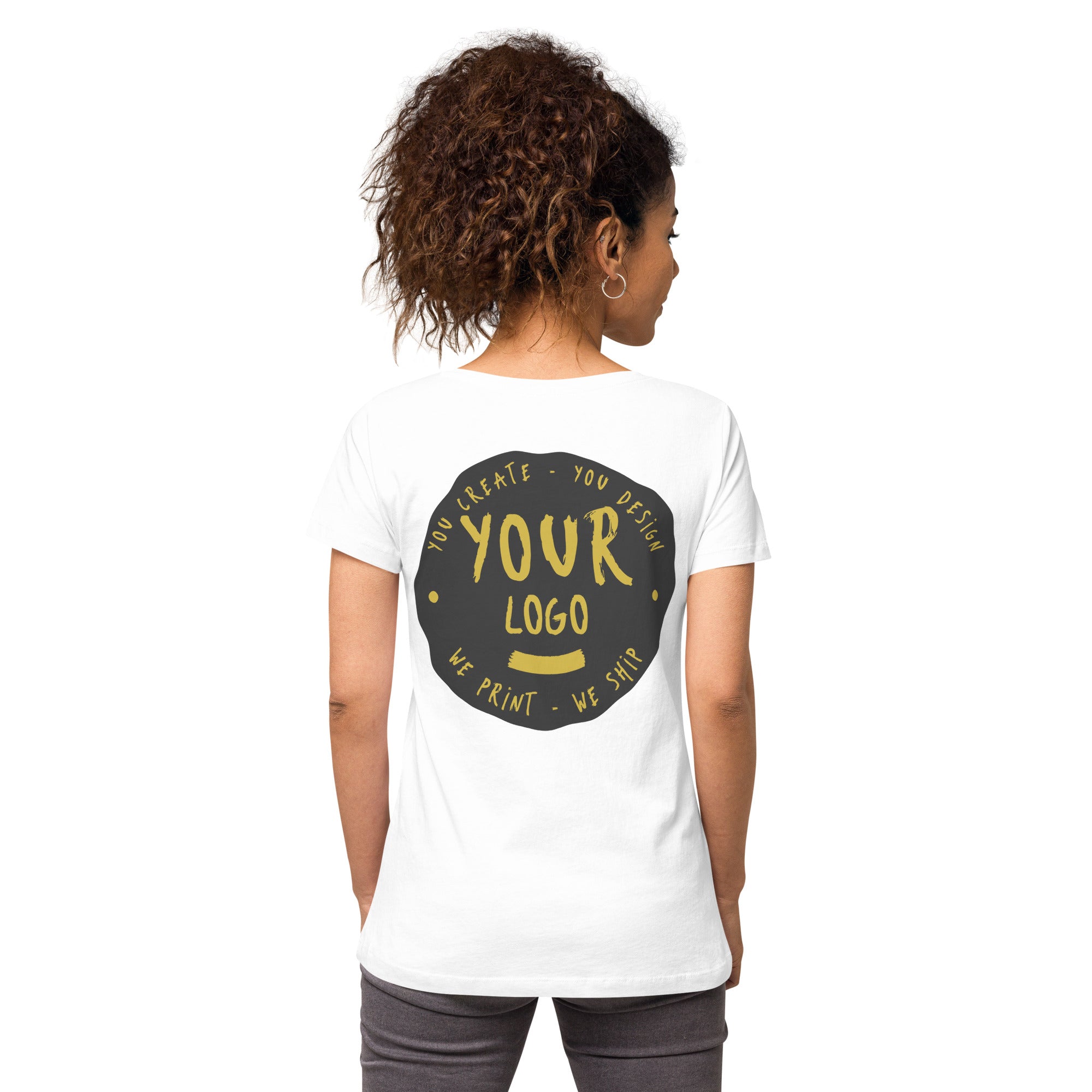 Women’s Fitted V-Neck T-Shirt